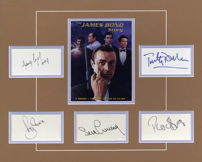 James Bond autograph