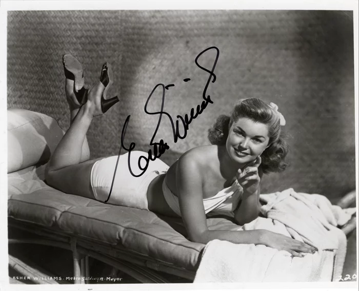 Esther Williams autograph