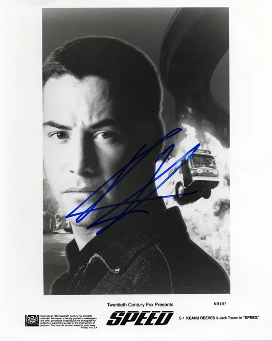 Keanu Reeves autograph