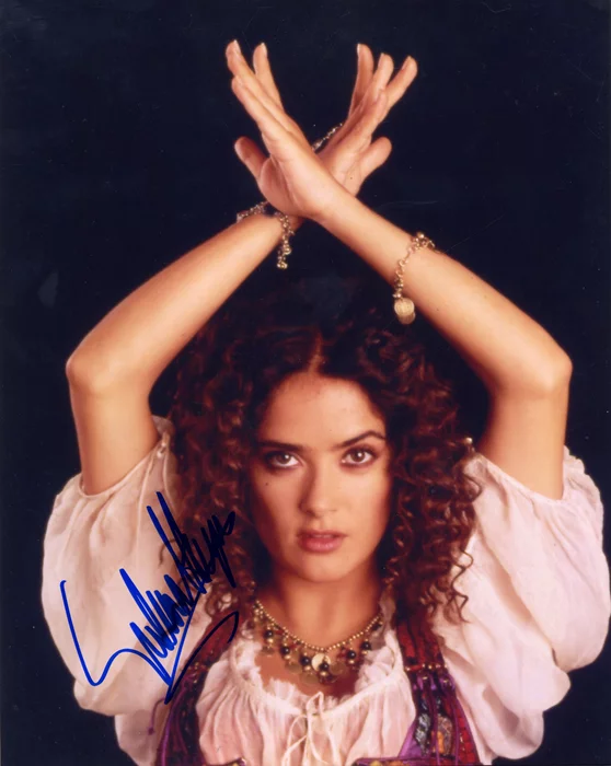 Salma Hayek autograph