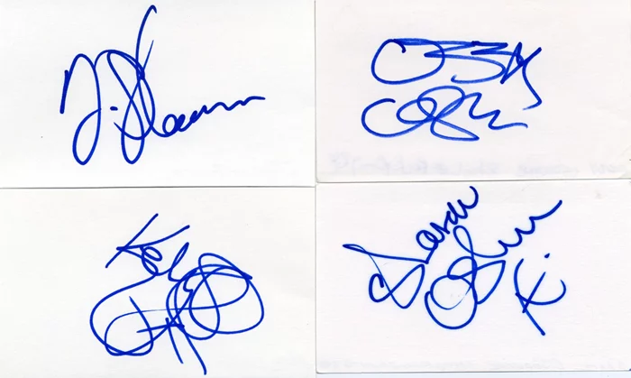 The Osbournes autograph