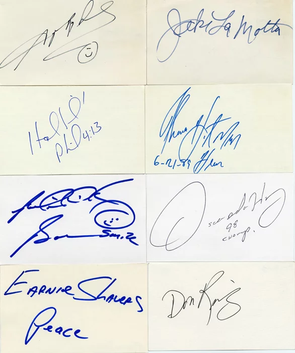 Boxing Collection autograph