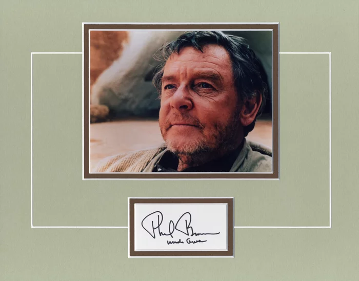 Phil Brown autograph
