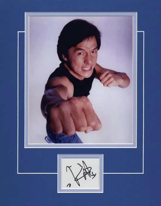 Jackie Chan autograph