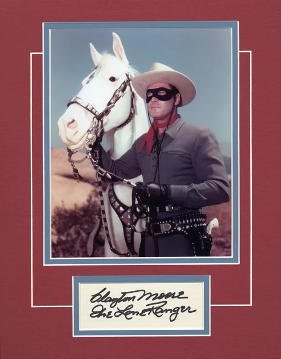 Clayton Moore autograph