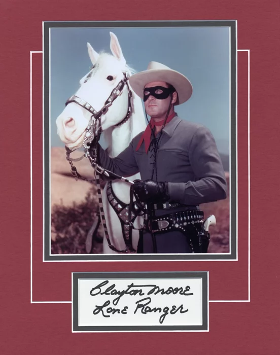 Clayton Moore autograph