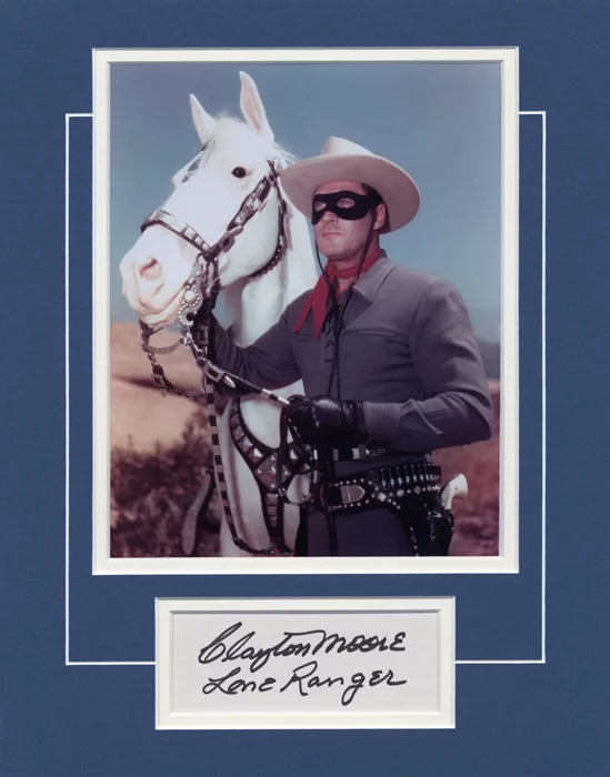 Clayton Moore autograph