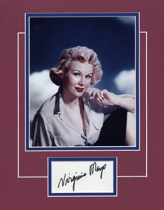 Virginia Mayo autograph