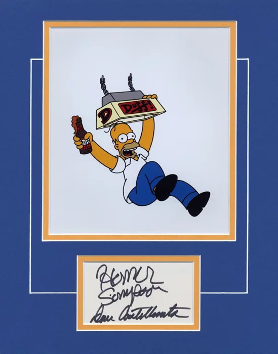 The Simpsons autograph
