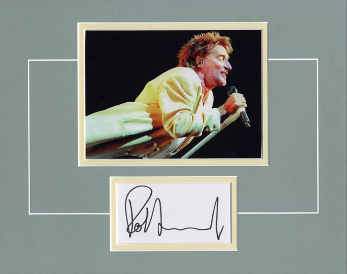 Rod Stewart autograph
