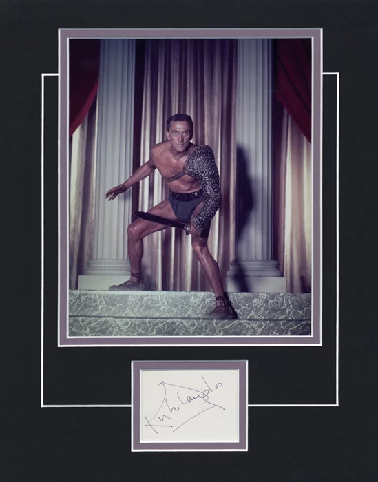Kirk Douglas autograph