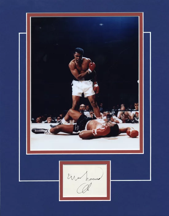 Muhammad Ali autograph