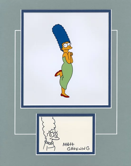 The Simpsons autograph
