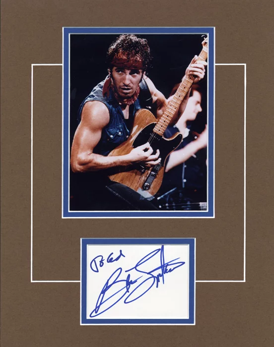 Bruce Springsteen autograph