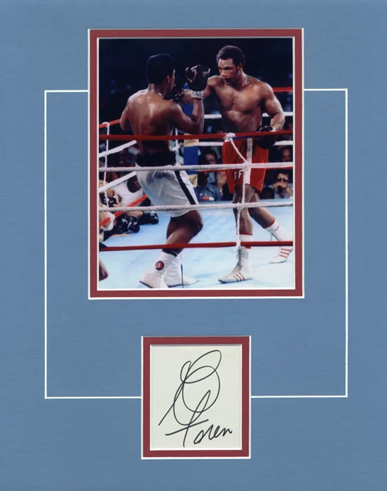 George Foreman autograph