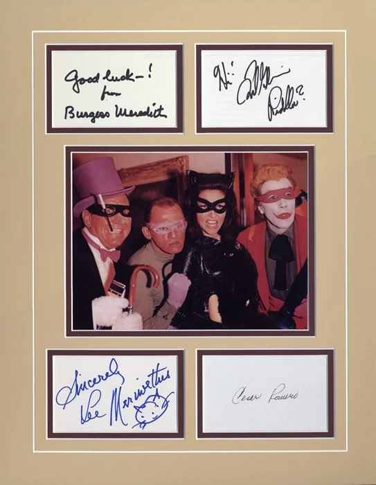 Batman Villains autograph