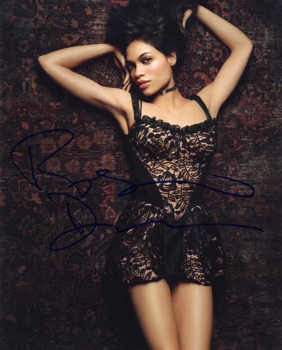 Rosario Dawson autograph