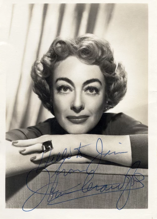 Joan Crawford autograph
