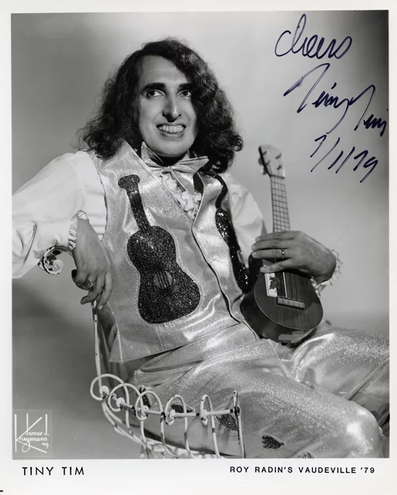 Tiny Tim autograph