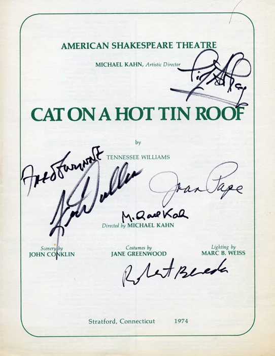 Fred Gwynne autograph