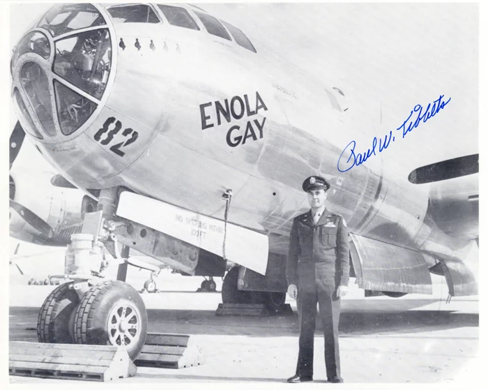 Paul W. Tibbets autograph