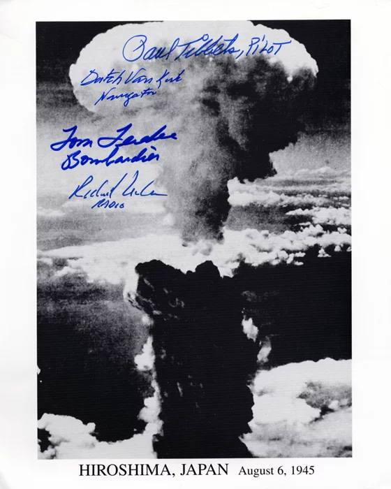 Enola Gay autograph