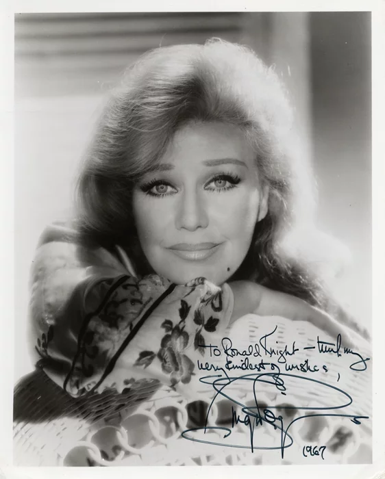 Ginger Rogers autograph