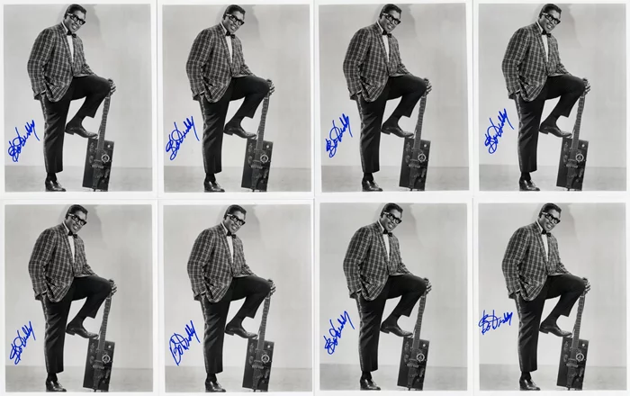 Bo Diddley autograph