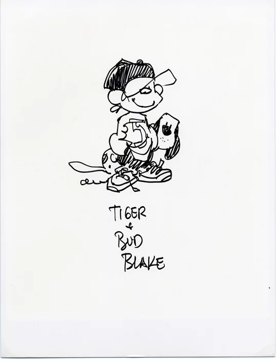 Bud Blake autograph
