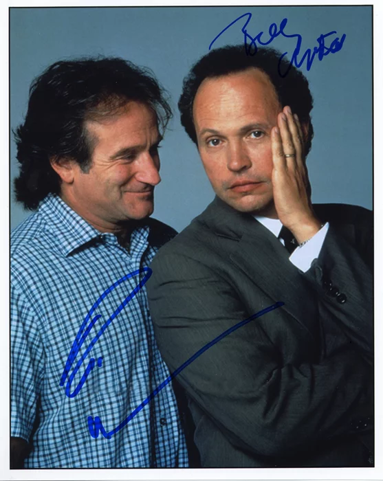 Billy Crystal & Robin Williams autograph
