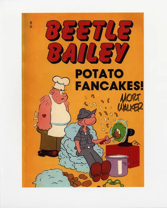Mort Walker autograph