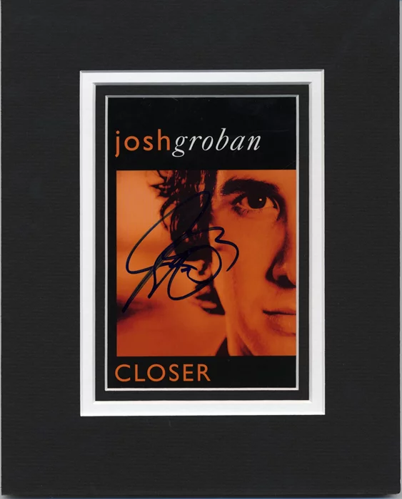 Josh Groban autograph