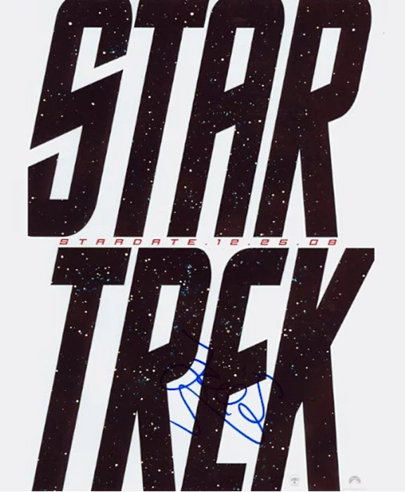 Zoe Saldana autograph