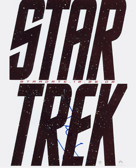 Zoe Saldana autograph