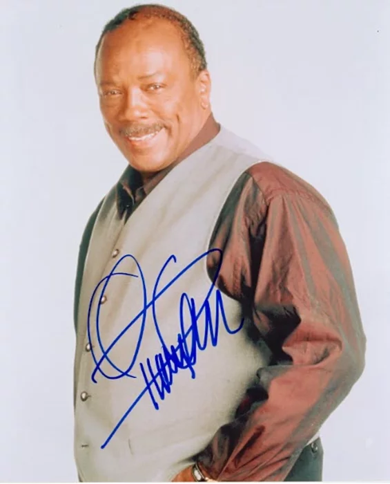 Quincy Jones autograph