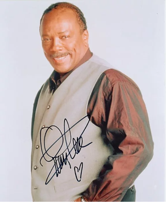 Quincy Jones autograph