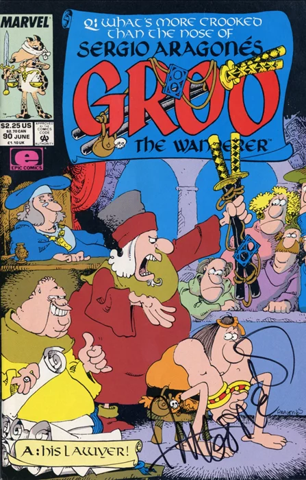 Sergio Aragones autograph
