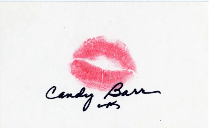 Candy Barr autograph
