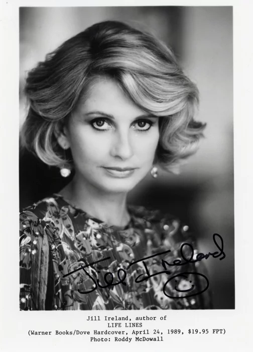 Jill Ireland autograph