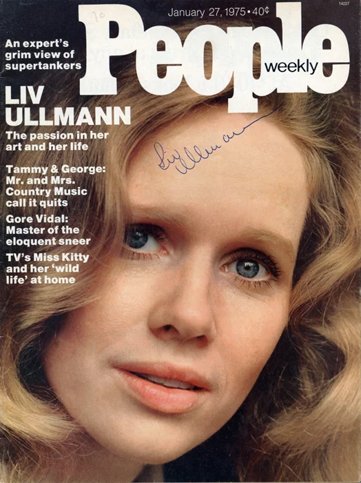 Liv Ullmann autograph