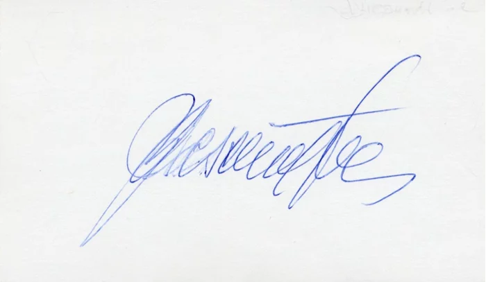 Simon Wiesenthal autograph