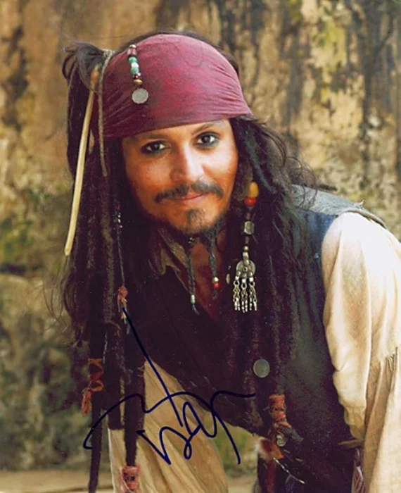 Johnny Depp autograph