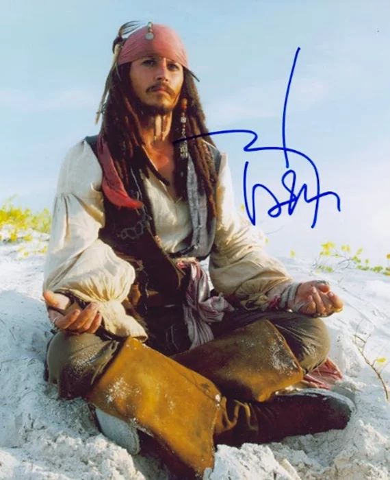 Johnny Depp autograph