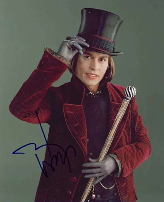 Johnny Depp autograph