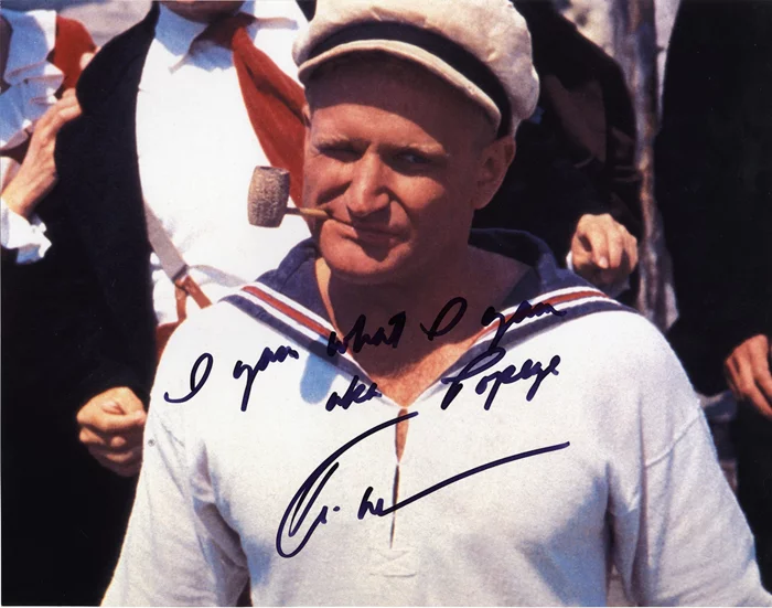 Robin Williams autograph