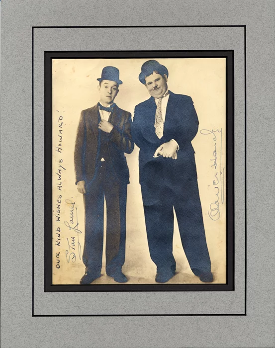 Laurel & Hardy autograph