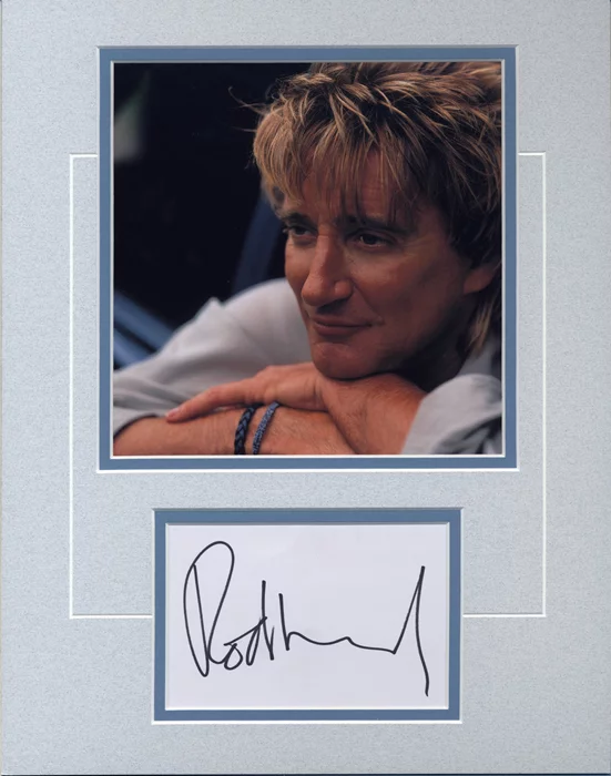 Rod Stewart autograph