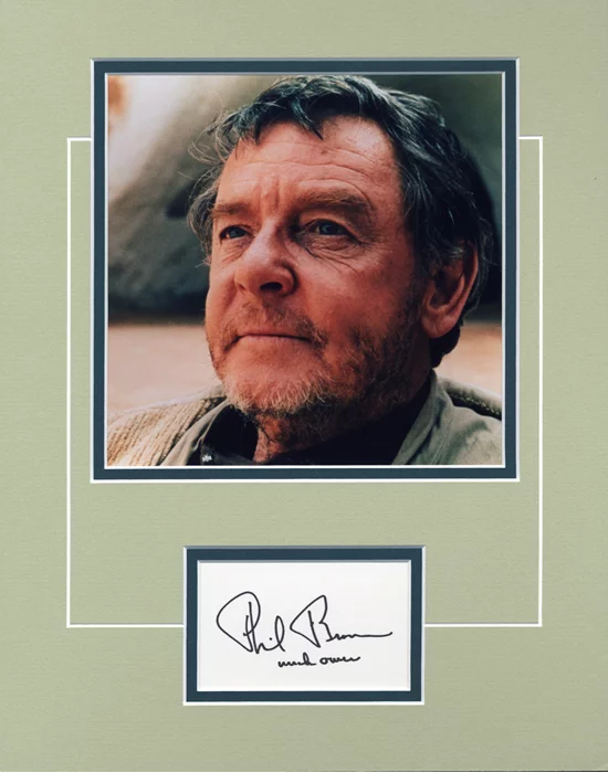 Phil Brown autograph