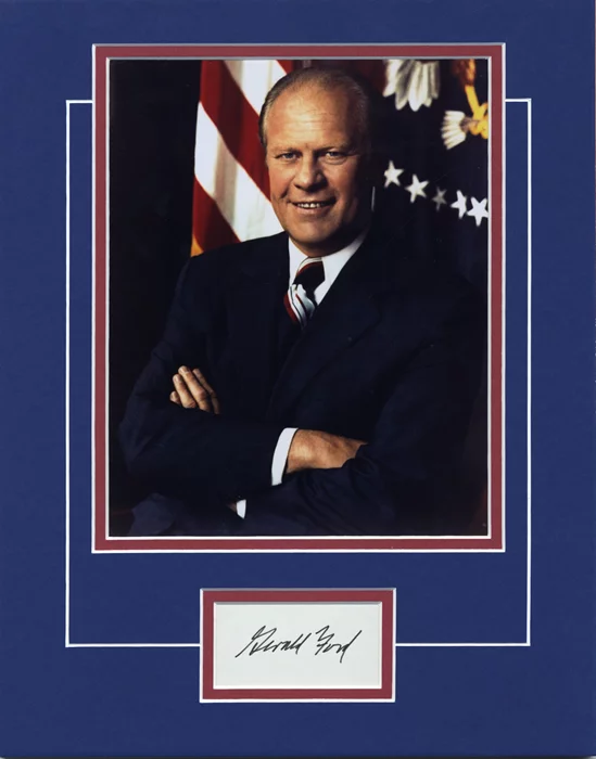Gerald Ford autograph