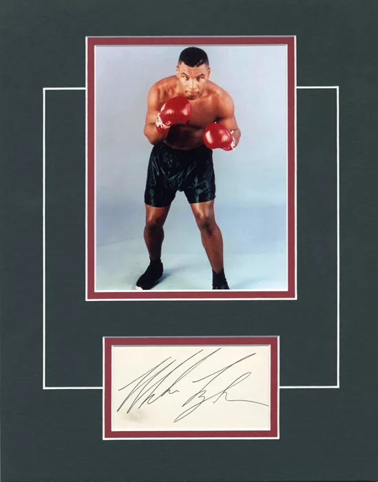Mike Tyson autograph